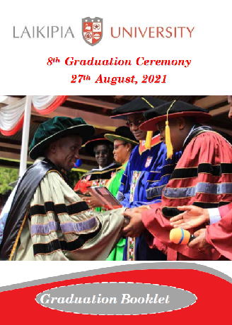 8th Graduation Ceremony Booklet
